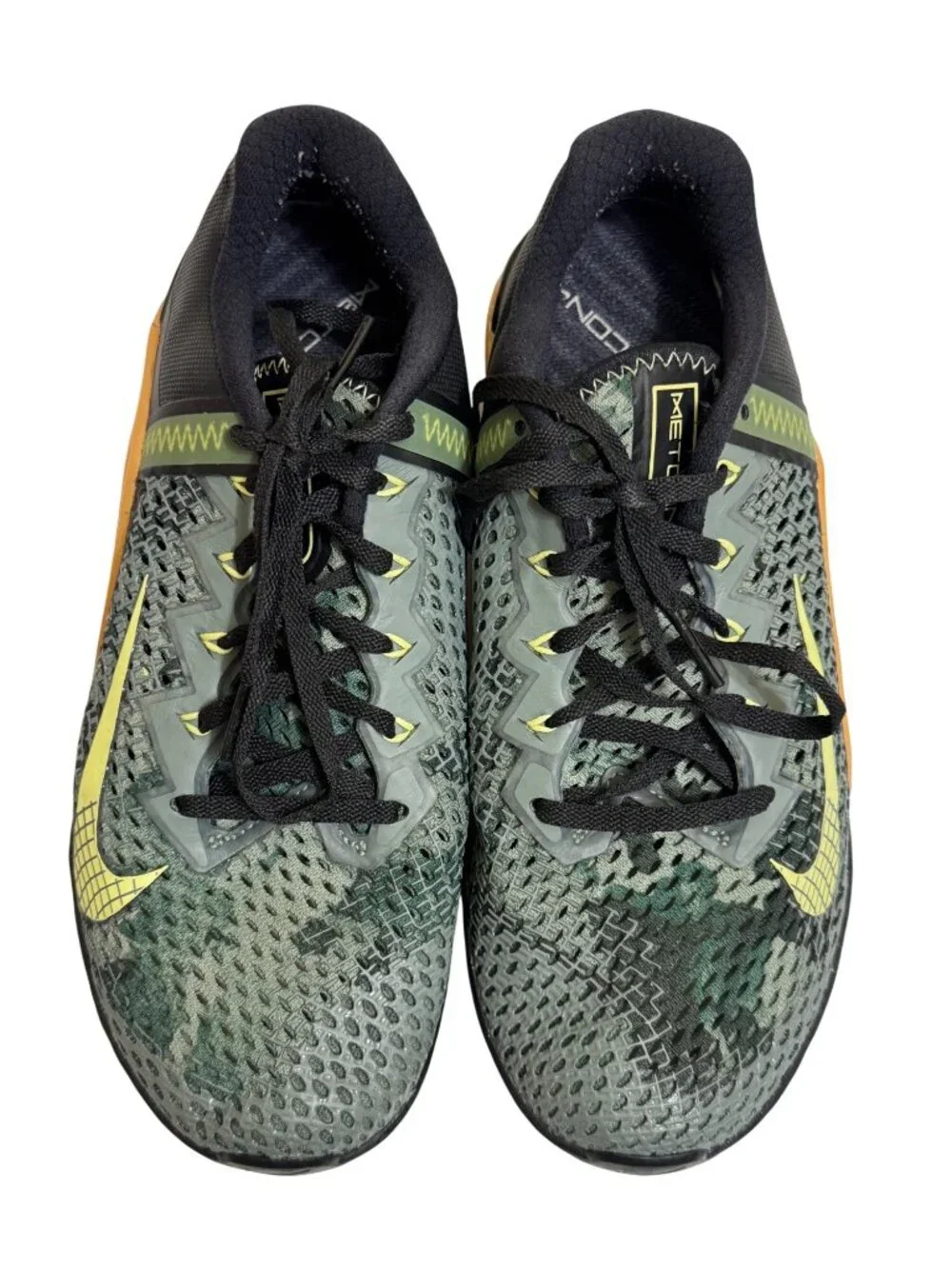 Nike Metcon 6 Green Black Camo Training Shoes CK93882-032 Mens US 7 EU 40